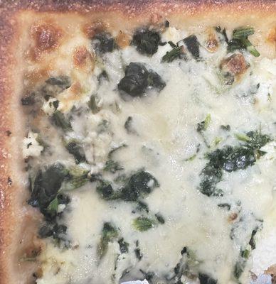 White Sicilian & Spinach, fresh garlic & Ricotta cheese