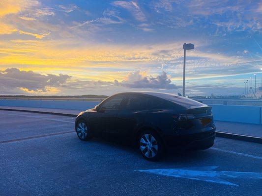 Our first electric vehicle. Tesla model Y