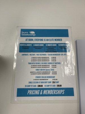 Pricing and Memberships