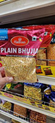 They have Haldiram's Bhujia!!!!!! Yumm!!