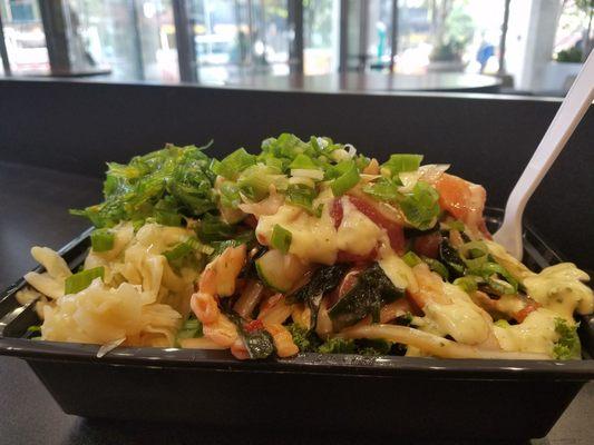 $12 poke is amazing for the price--and healthy.