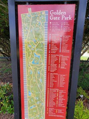 Park map (Robin Williams Meadow still labeled Sharon Meadow)