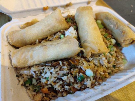 Lumpia and Garlic Rice - 3.5/5