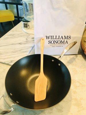 Scanpan Pro IQ Wok & Littledeer Wok paddle