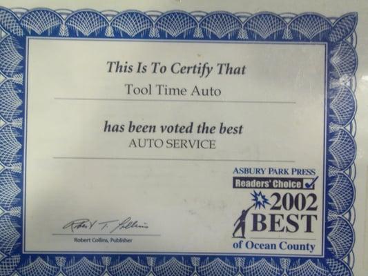 2002 Best auto service Ocean County NJ