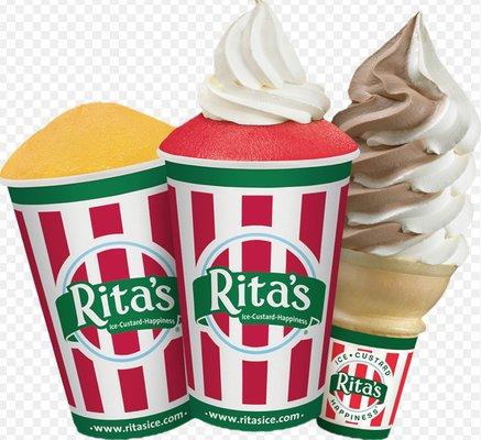 Italian Ice, Gelatis and Creamy-Cold Custard...Ice, Custard, Happiness!