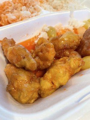 Sweet and sour chicken