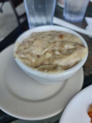 Homemade sausage gravy