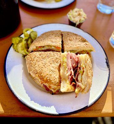 Cochon Muffuletta (moof-uh-leh-ta) $18