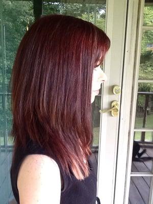 Cut and color by Cassidy at 5th Ave