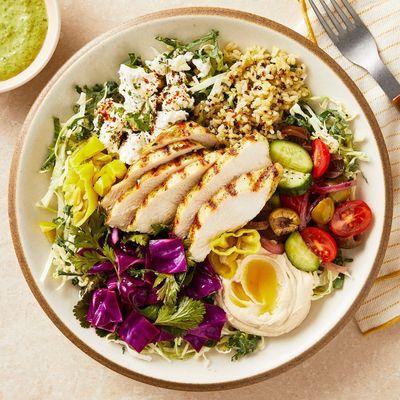 Mediterranean Hummus Bowl