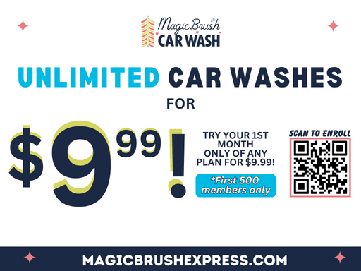 Unveiling the Best Car Wash in Moreno Valley! 

Enjoy Your First Month on ANY Plan for Only $9.99*. 

https://qrco.de/bdcVZN