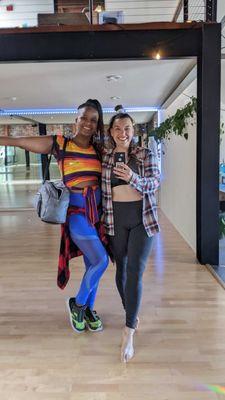 Dance Cardio Instructors Fatou and Elissa