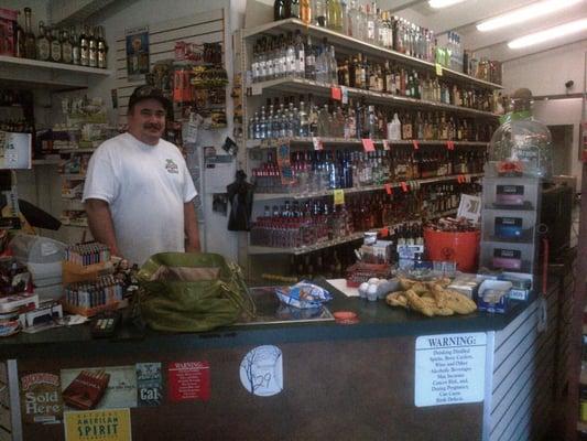 The big guy behind the counter.