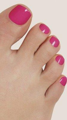 Pink toes