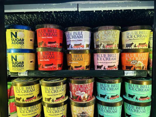 BLUE BELL Ice Cream.