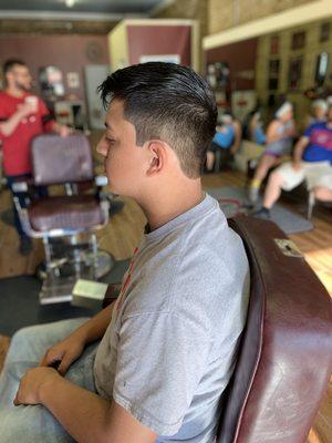 Clean gentlemen's cut