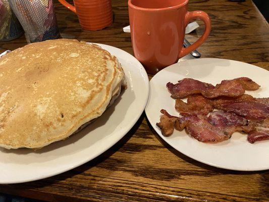 Pancakes and bacon