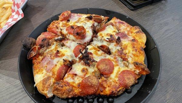 Small meat lovers on original crust