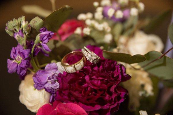 Rings on a flower.