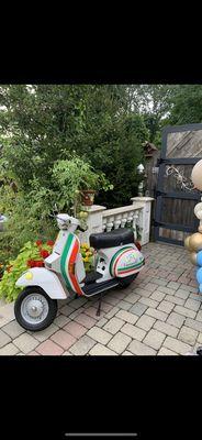 All our guests got a kick out of getting a picture on the vespa