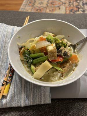 Green Curry with tofu