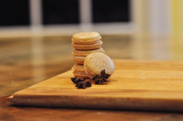 Chai Macarons