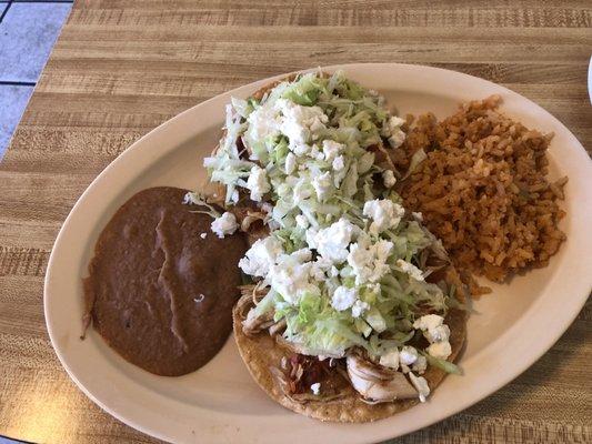 Chicken tostadas