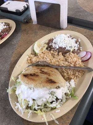 Carne Asada Gordita combo.