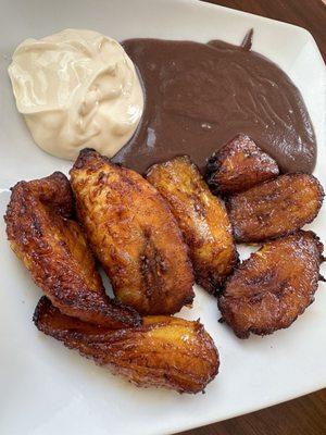 Plantains and beans