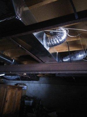 New Ducts connected to 30 year old, dirty ducts