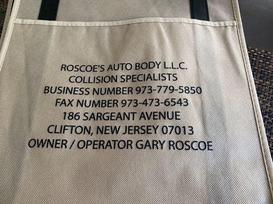 Roscoe's Auto Body