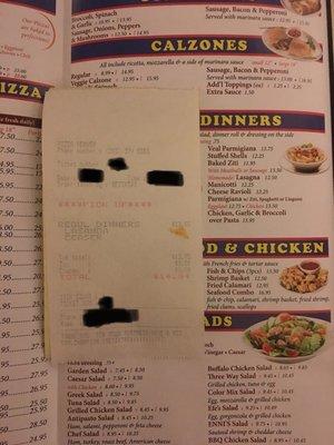 POS System and menu don't match... ?