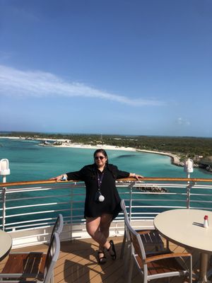 AFT of ship overlooking Castaway Cay