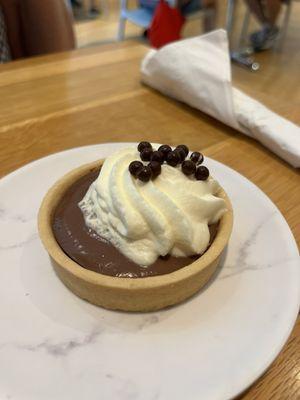 Chocolate creme tart