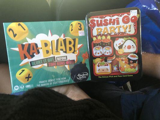 2 board games (left $14, right $25)