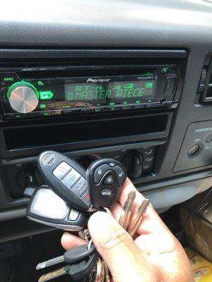 I just got a new audio sistem installer today whit an alarm on my truck and it turns out amazing