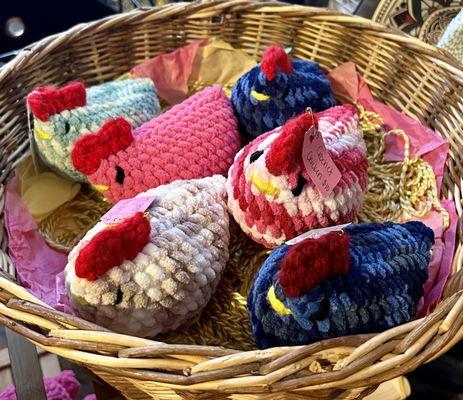 HANDMADE Crochet Chickens