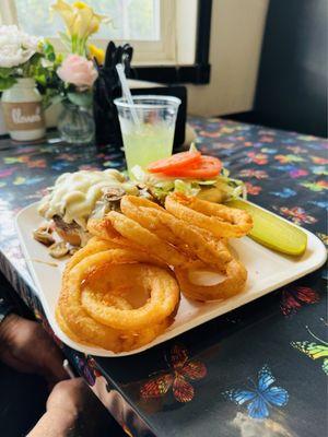 These onion rings were epic.