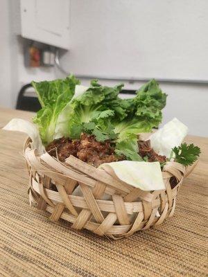 SEA Deep fried larb salad