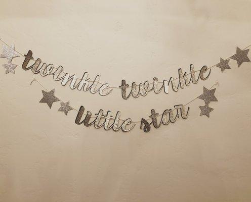 Twinkle Twinkle Baby Shower Banner