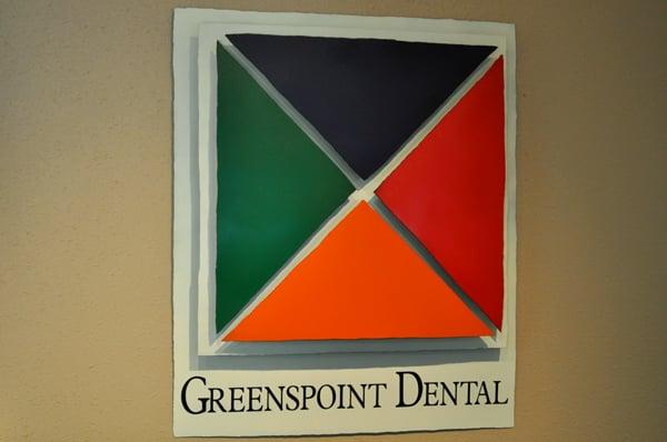 Green, orange, red and purple are the official colors of our office. We even have exam rooms in each of these colors!