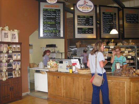 Our helpful staff will help you find the perfect loaf, whether it be a healthy sandwich loaf, a sweet bread, or savory loaf.