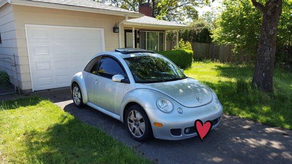 Angela, 2002 VW New Beetle Turbo S