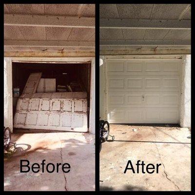 Amazing transformation 8/7 short panel white door
Big difference big change and everybody happy 
with the results!
Hollywood Fl .