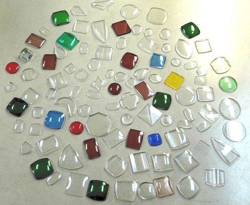 Watch crystal replacements. All shapes and sizes available!