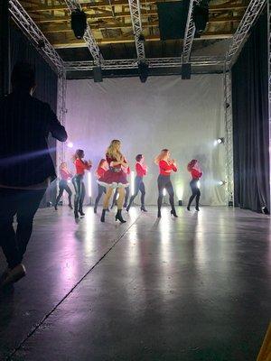 Ms. Claus Choreo Video Shoot