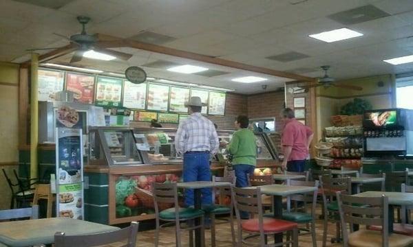 The Subway customers!