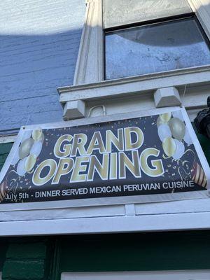 Grand Opening!!