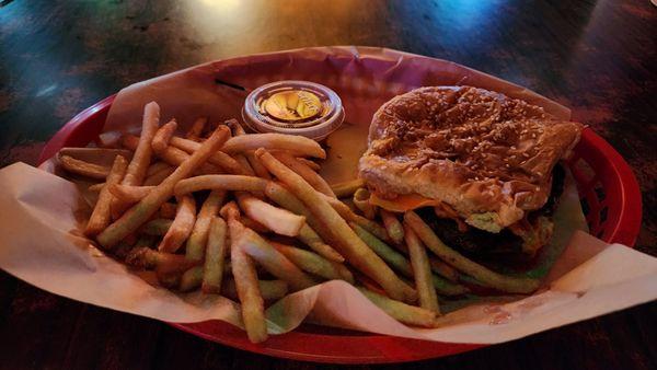 Cheeseburger and Fries